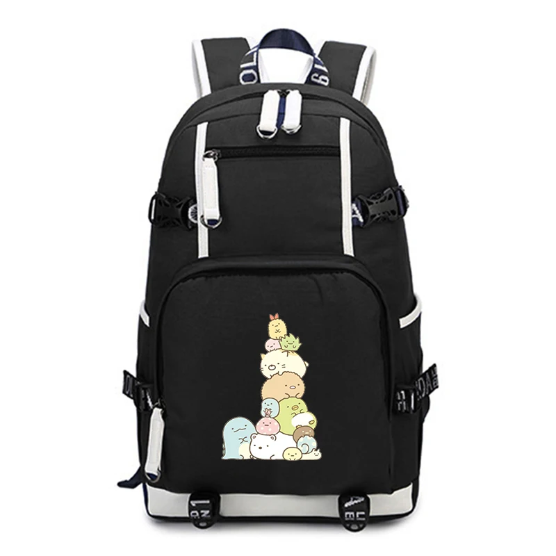 Sumikko Gurashi School Backpack Teens Boys Girls cute Daily Bag Fashion Travel Large Capacity hot | Багаж и сумки