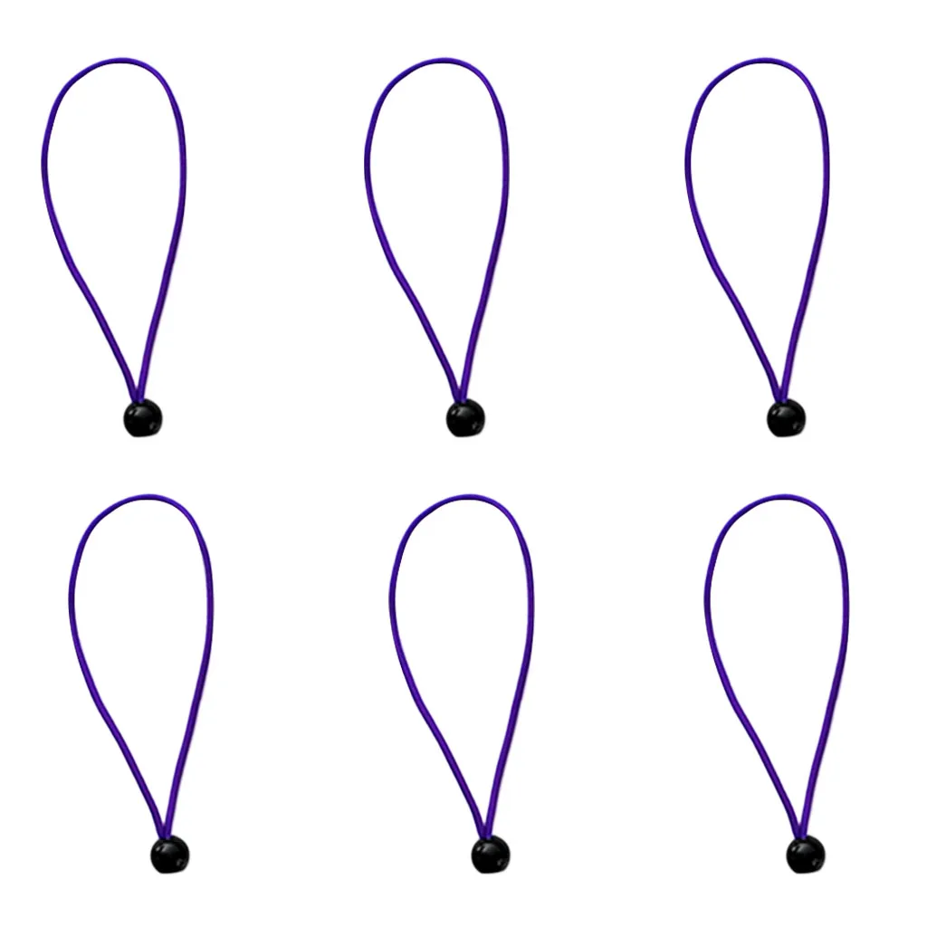 6 шт многоцелевой 5 9 дюймов сверхмощный брезент навес банджи шнуры с шаровой УФ