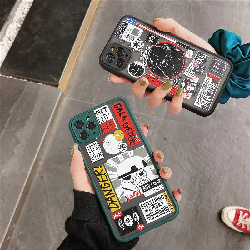 disney star wars iphone 11 case silicone darth vader imperial stormtrooper anime protection cover for iphone781112xxsxrse free global shipping