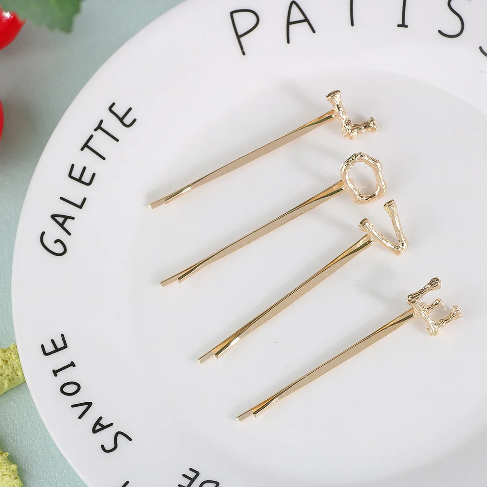 HJT03 A до M 1 шт. новые заколки для волос с буквами женские укладки аксессуары