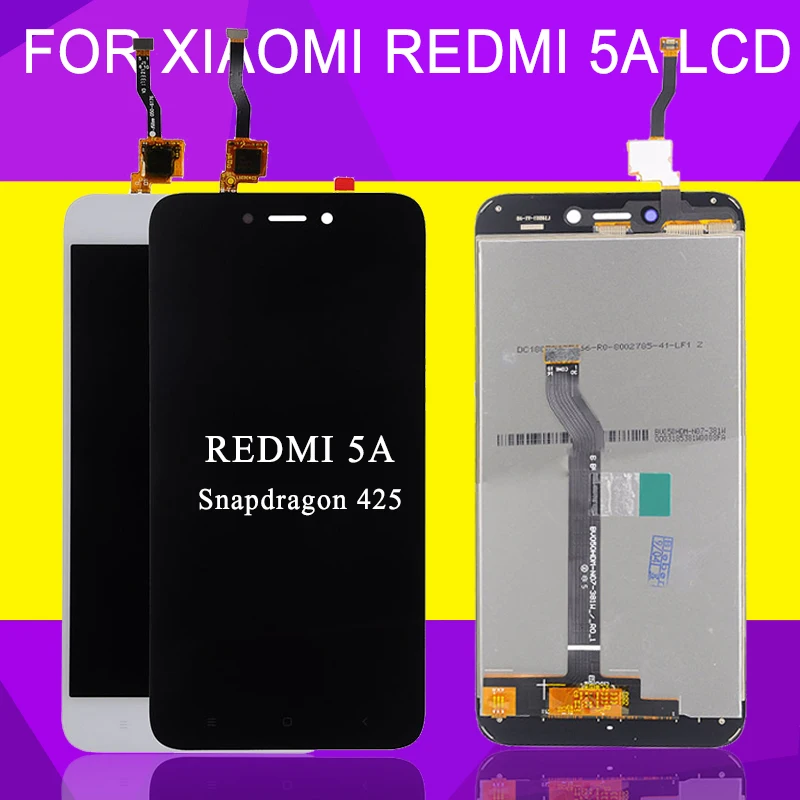 HH AAA Lcd для Xiaomi Redmi 5A LCD запасная часть Дисплей сенсорный дигитайзер Сенсорная