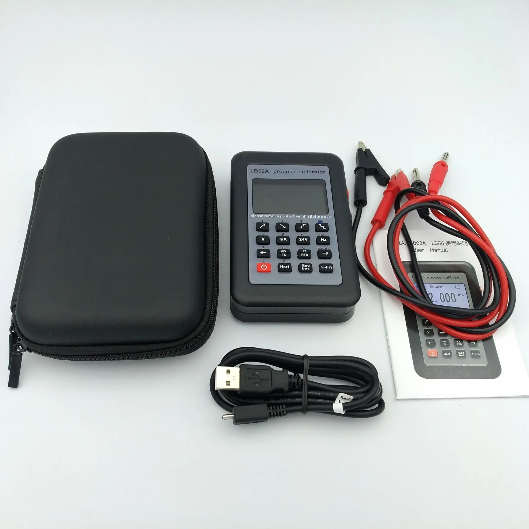 Точный Новый калибратор LB02A цветной ЖК дисплей с частотой RTD PT100 термопара мВ 0 10 в 4