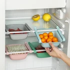 Регулируемый выдвижной ящик, коробка для хранения овощей, фруктов, яиц, кухонный органайзер, контейнеры для хранения в холодильнике