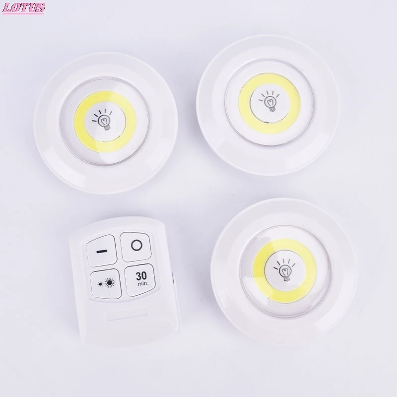 

LED Light Wireless Remote Control Night Light Super Bright Under Cabinet Light