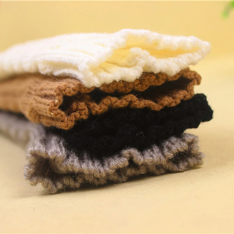 Autumn Winter Knitted Wool Half Finger Long Gloves Female Cute Warm Fingerless Twist 2019 Outdoor Sports Mittens guantes |