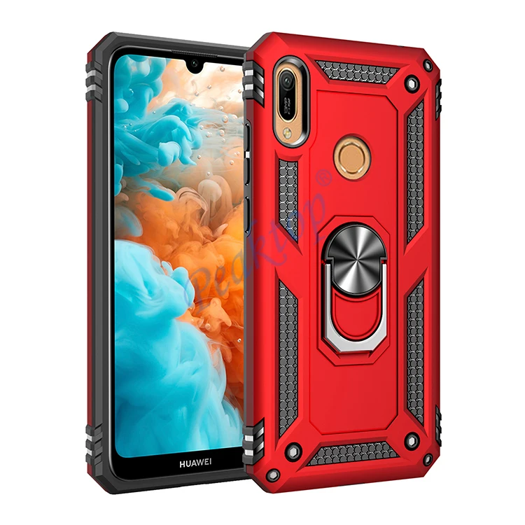 

Противоударный чехол для Huawei Honor 8A, 8 A, Honor8A, роскошный прочный защитный магнитный автомобильный держатель, чехол для телефона