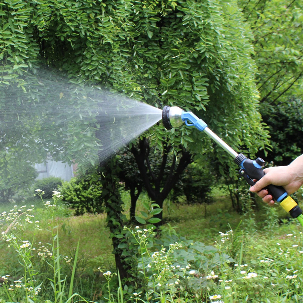 

Водяной пистолет высокого давления Распылительная насадка для садового шланга для растений, газонов, дворов, омывателя автомобилей, Спринк...