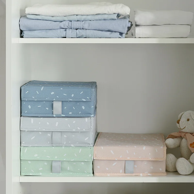 Разделители ящики для хранения с тканевым чехлом органайзер бюстгальтера нижнее