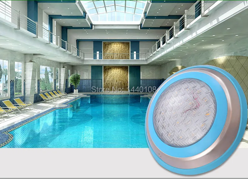 5pcs/lot 15w Led Round Swimming Lamp Stainless Steel RGB Ac12V/24v LED Underwater Landscape Pool Wall | Лампы и освещение