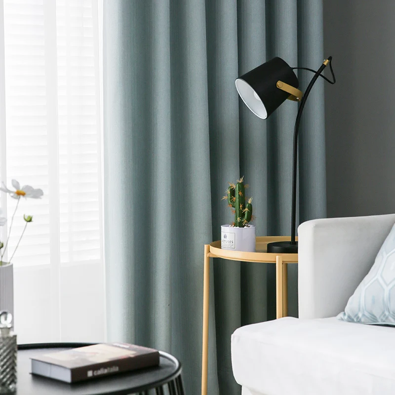 

Thicken Luxury Curtain Creative Heat Insulation Fashion Design Curtains for Living Room Rideau Occultant Home Accessories DK50CT