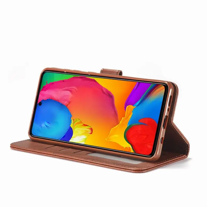 Cover Case For Samsung Galaxy Note 10 Lite S10 A91 A81 Luxury Magnetic Flip Wallet Leather Phone Cases Coque | Мобильные телефоны и