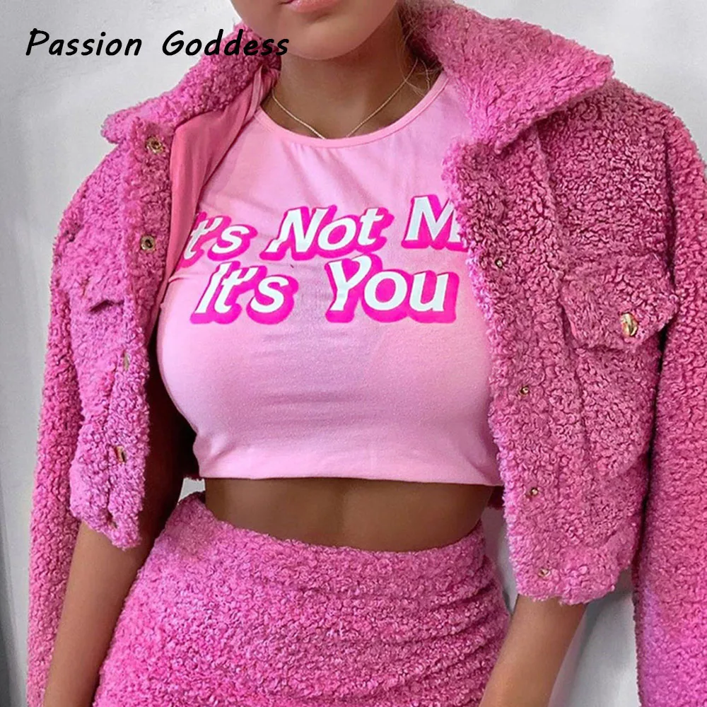 Cute Women Pink Cotton T Shirts Kawaii Cropped Top Letter Printed Femme Sexy Short Sleeve Slim Fit Dance Tee Shirt Summer | Женская