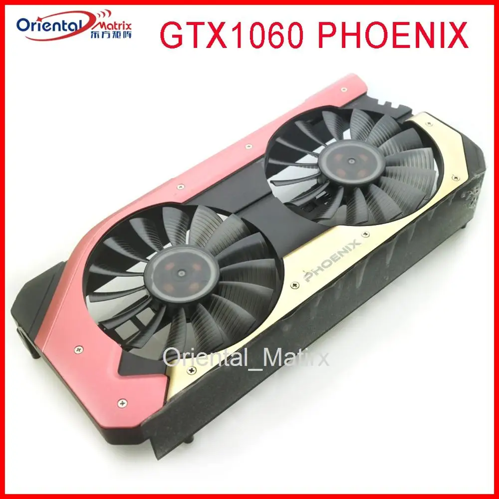 Ventilador de Vídeo para Gainward Ventilador de Refrigeração Original Geforce Gtx 1060 Phoenix Placa Gráfica Fd9015u12s Dc12v 0.55a 88mm