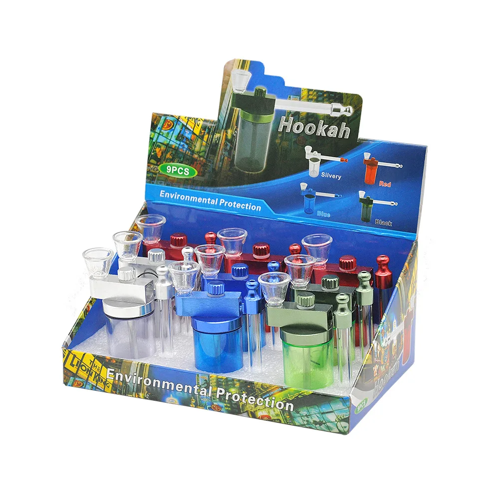 Новая акриловая популярная бутылка водопровод переносной мини кальян табак для