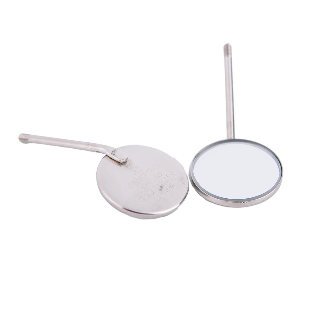 

3pcs/lot Durable Dental Mouth Mirror Reflector Odontoscope Stainless Steel Dental Mouth Mirror 24MM Dentist Equipment