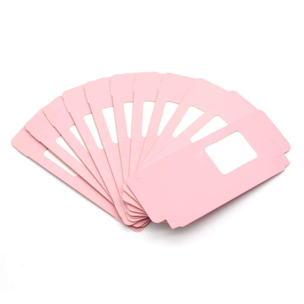 

Boxes Packaging Wholesale Mink Lash Cases Rectangle Paper White/Black/Pink/Purple Empty Custom Eyelash Packaging With Logo Bulk