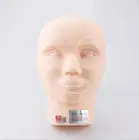 Манекен с 3d-микроблейдинга для лица, Перманентный макияж для бровей, губ, тату, тренировка, голова манекена, аксессуары для кожи лица
