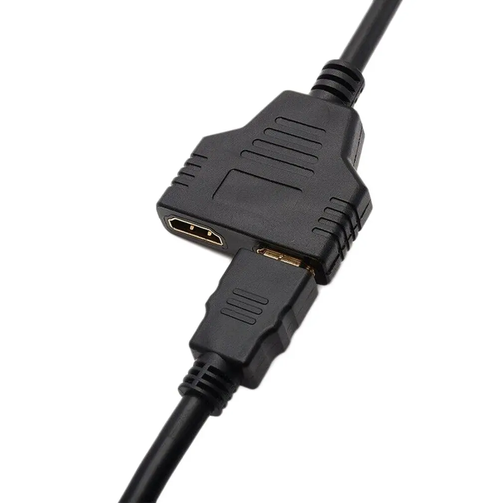 Изысканный прочный 1080P HDMI-совместимый порт папа-2 мама 1 в 2 Выход разделитель