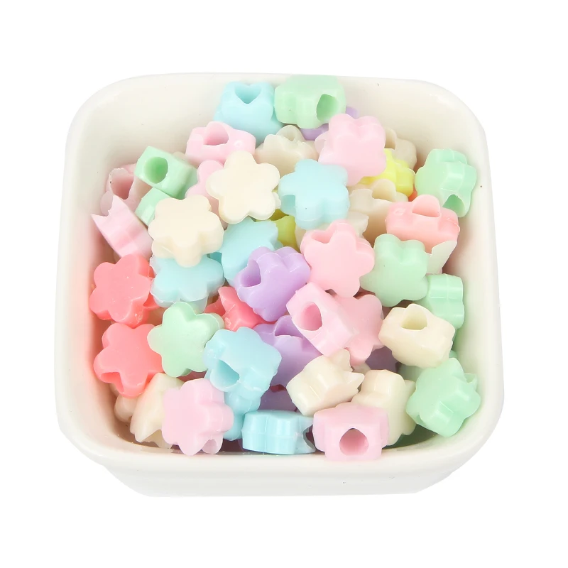 100 шт смешанные цвета трусы для девочек с рисунком сливового цветка акриловые