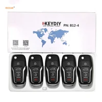 riooak keydiy original 5pcs kd b12 31 4button b series universial remote for kd900kd x2urg200kd minikd200 b series remote