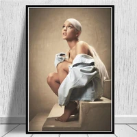 ariana grande thank u next 2019 album pop music star poster prints wall art canvas painting pictures for living room home decor
