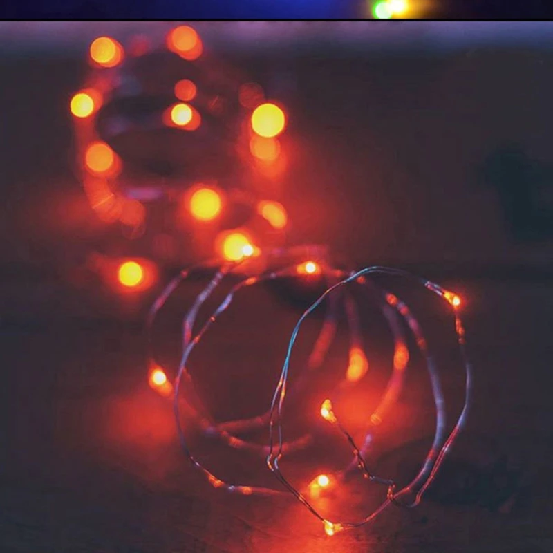 LED Garland String DIY Fairy Lights for Glass Craft Bottle New Year Christmas Valentines Wedding Birthday Party Decoration | Дом и сад