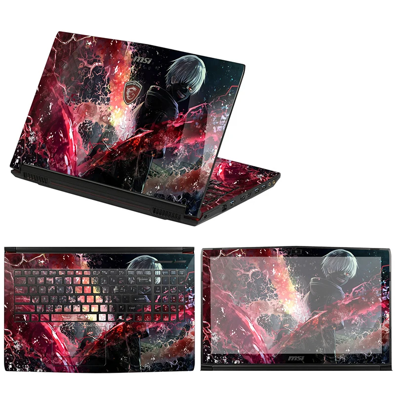 Наклейки для ноутбука MSI GE72/GE73/GE75 17 3 дюйма Виниловая наклейка сделай сам защитный