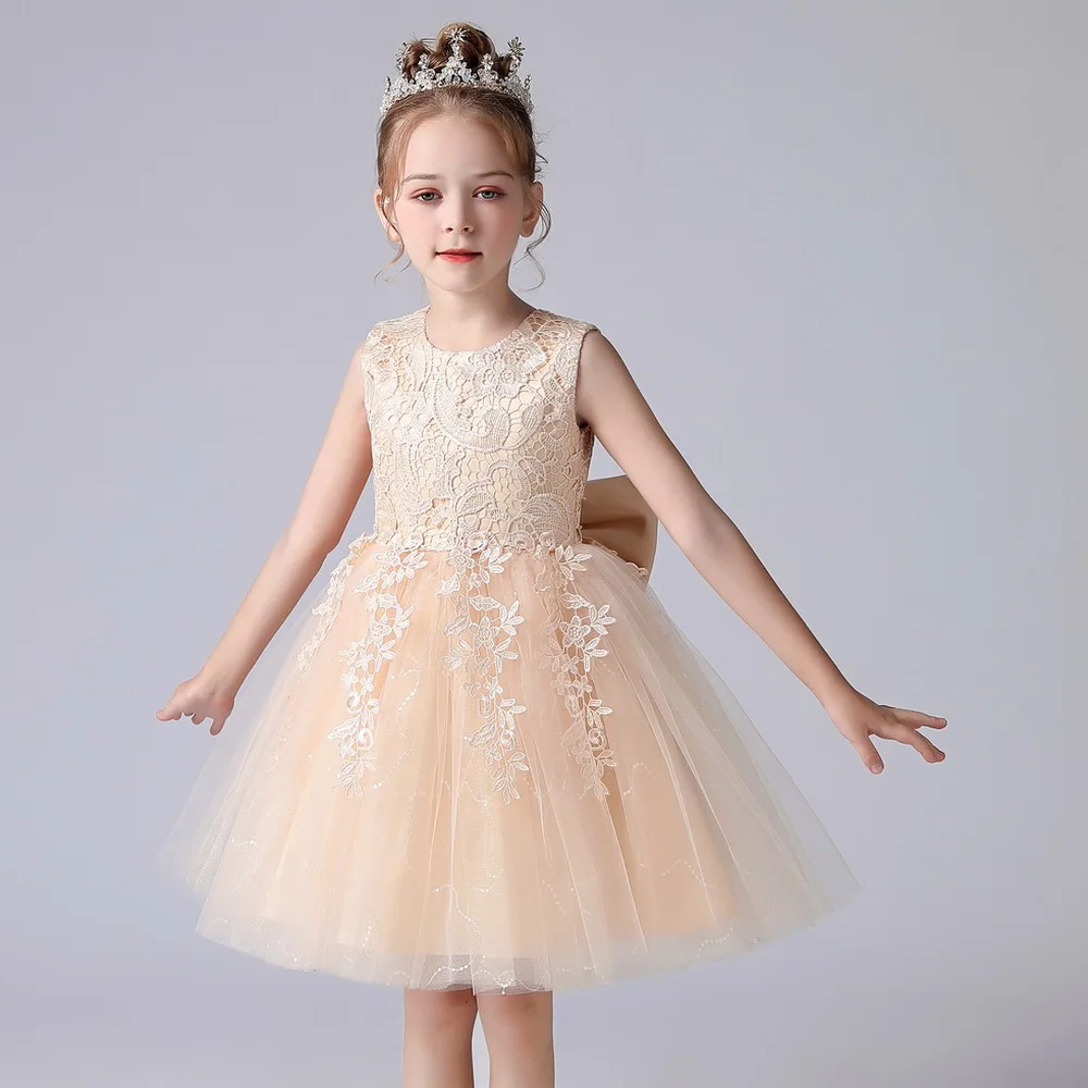 Детское платье принцессы для девочек костюм рождественское маленьких