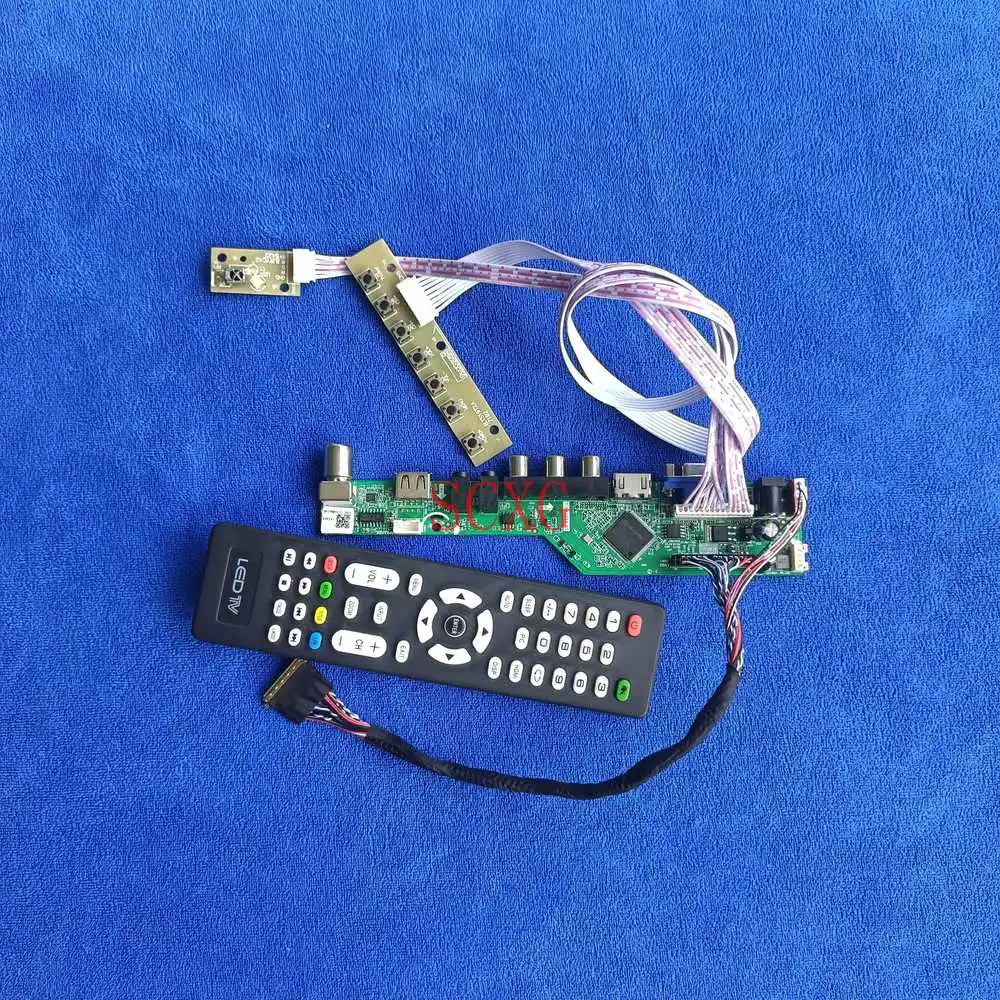 

Analog signal Display controller board 1366*768 LVDS-40Pin DIY Kit For N134B6-L01/L02/L03/L04 LED LCD VGA USB AV HDMI-compatible