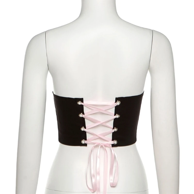 

Women's Sexy Horizontal NeckCorsets Tank Top Bustiers Club Party Outfits