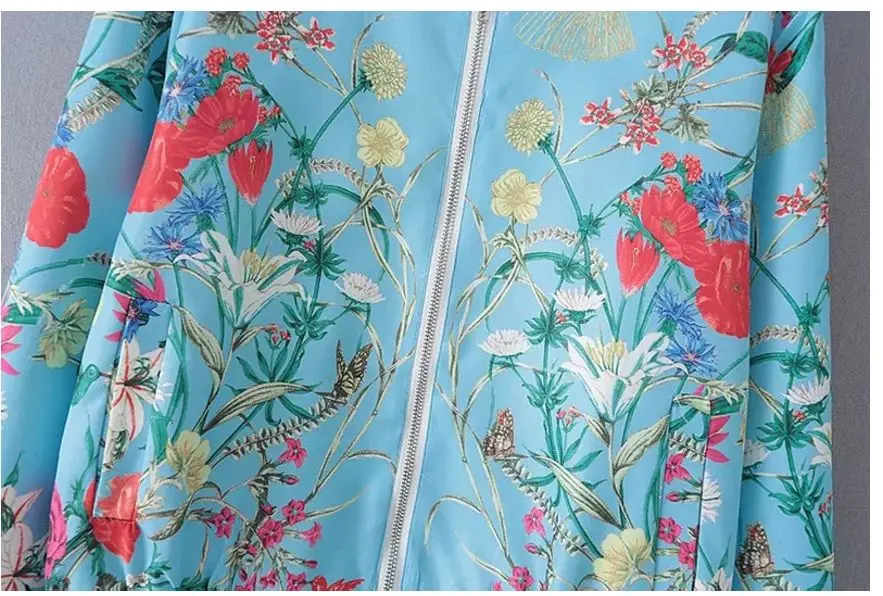 HCBLESS/Женская Осенняя Новинка 2019 года куртка на молнии с принтом модная женская |