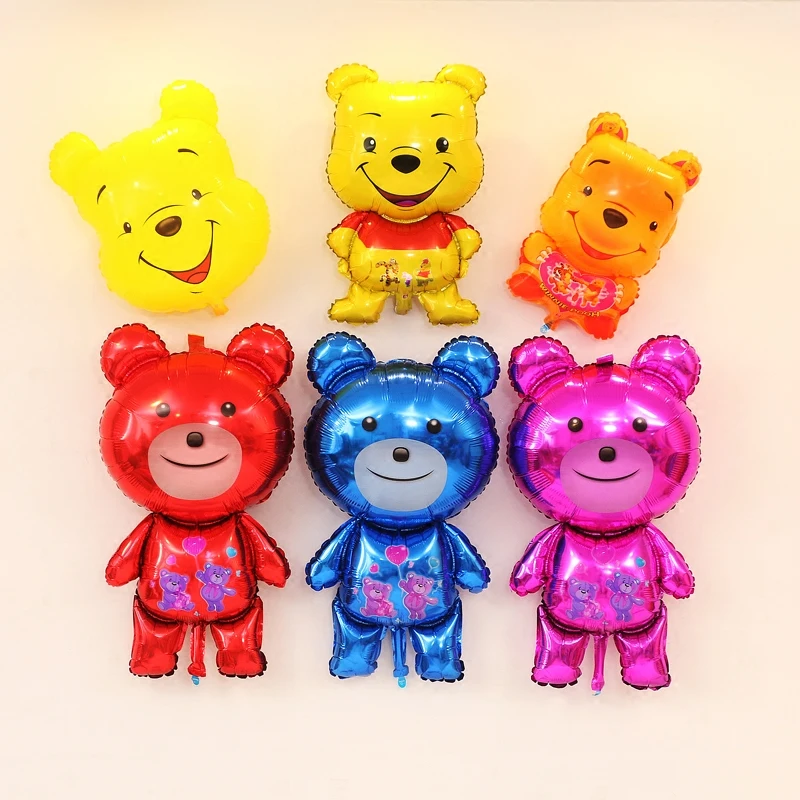 Детские различные милые вечерние украшения для дня рождения алюминиевые шары с