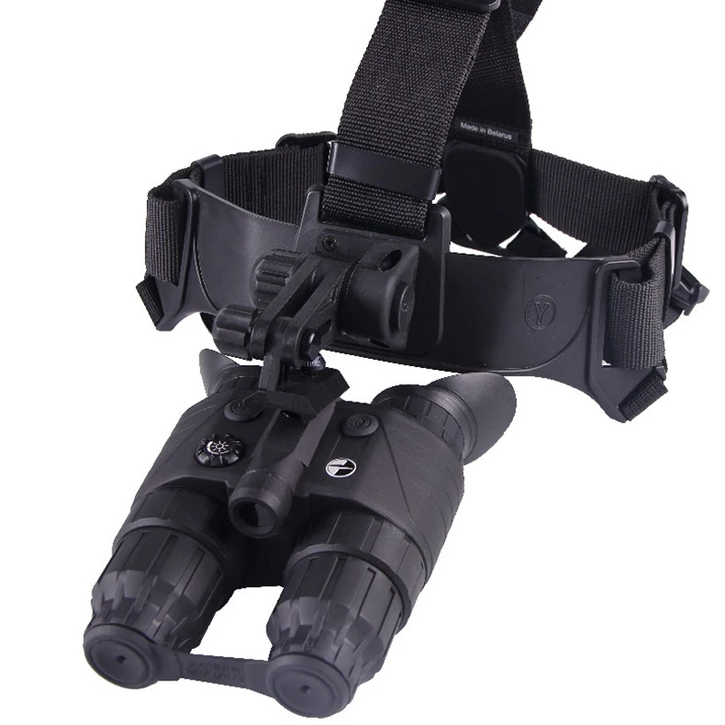 Pulsar GS 1X20 монтируемый на голову бинокль ночного видения полный Темный Тактический