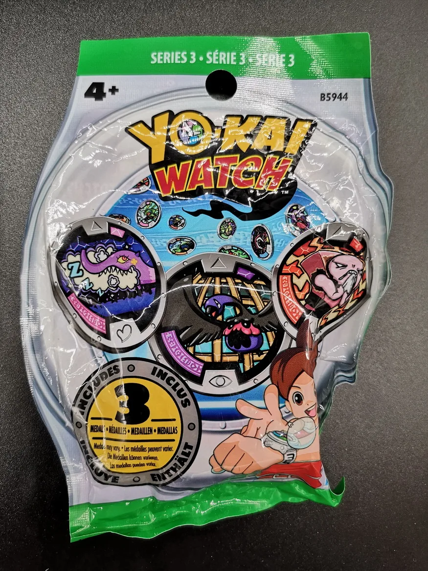 5 упаковок магнитные часы YoKai медали серии 1 2 3 4 запечатанные Новые|Игровые