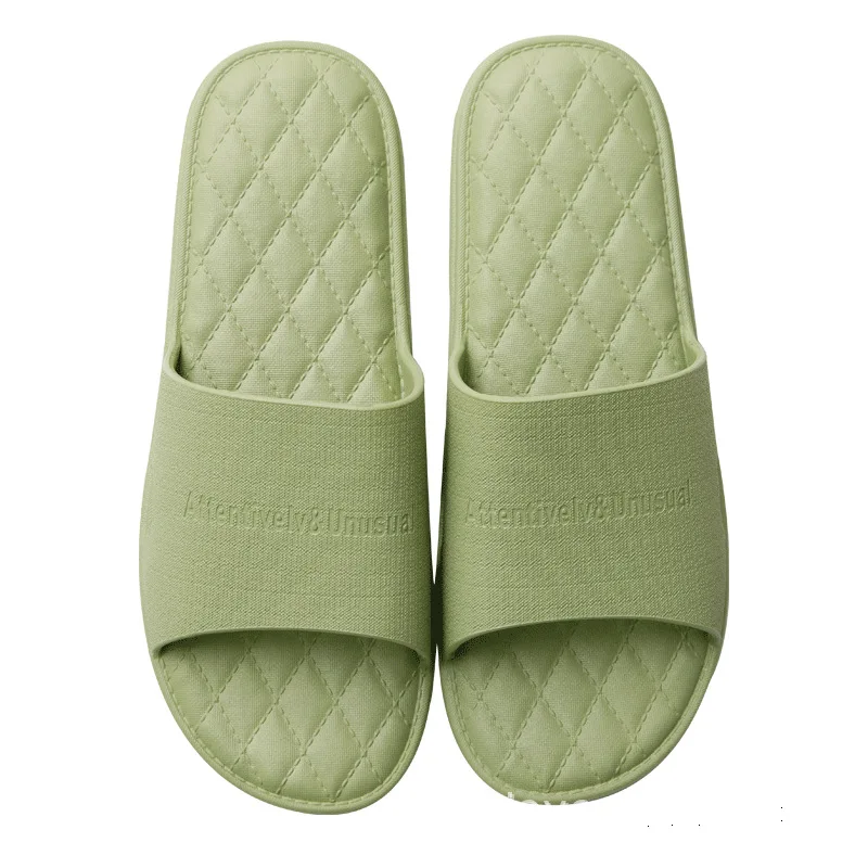 

Hot sale men and women rubber plastic slippers summer home couple non-slip indoor bathing soft slippers JX05