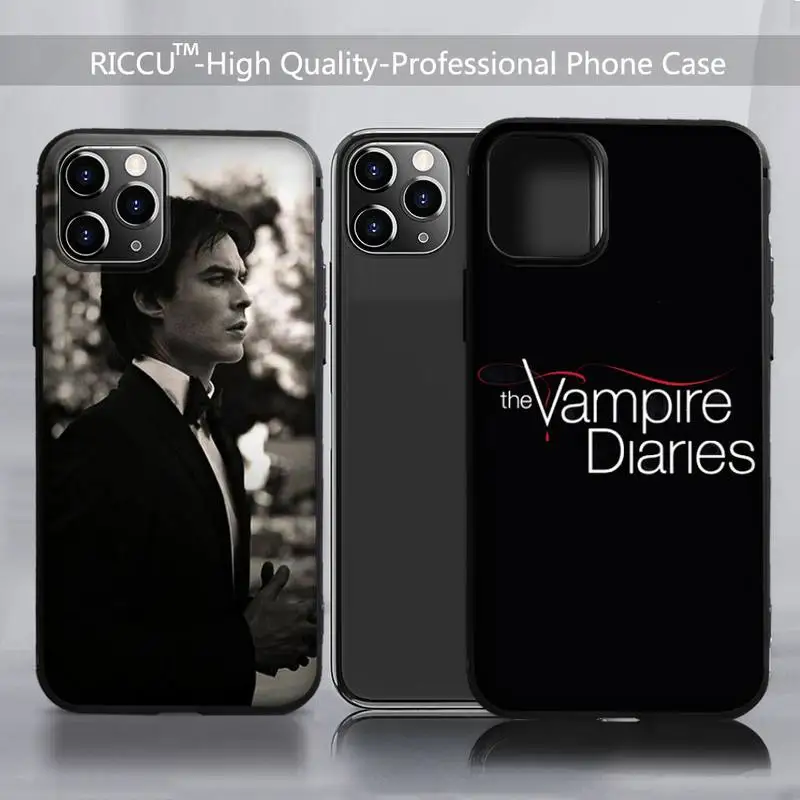 Чехол для телефона с дневниками вампира Деймона iphone 11 12 Pro Max X XR XS MAX 7 8 plus 6s 6 2020 se |