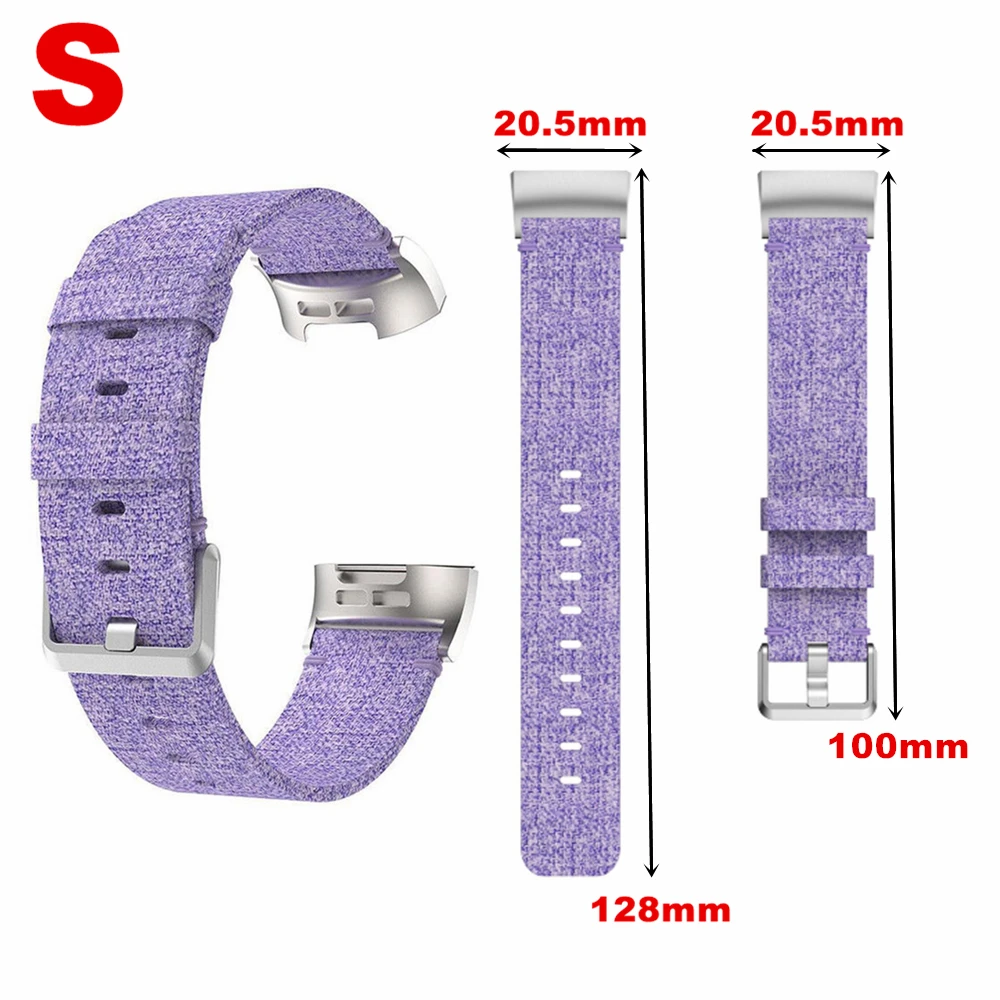 Ремешок тканевый для Fitbit Charge 3 Wrsitband сменный спортивный браслет из ткани занятий