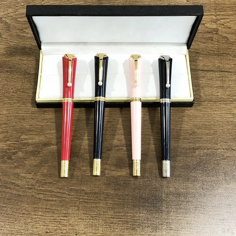 

mb gel pens Red Monroe Pink Black gold pearl clip Muse Marilyn Monroe Sexy Ballpoint pen korean stationery