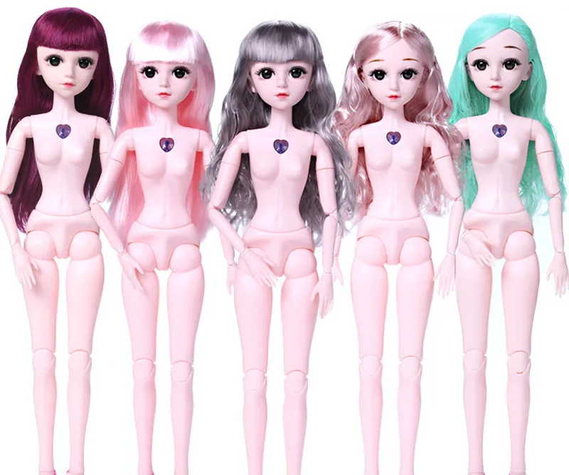 Кукла Детская Обнаженная с 18 шарнирами игрушка сделай сам музыкой светильник