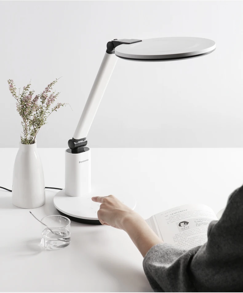 Panasonic с защитой для глаз, настольная Светодиодная настольная лампа для детей класса АА, настольная лампа для чтения в офисе, спальни, прикроватная лампа