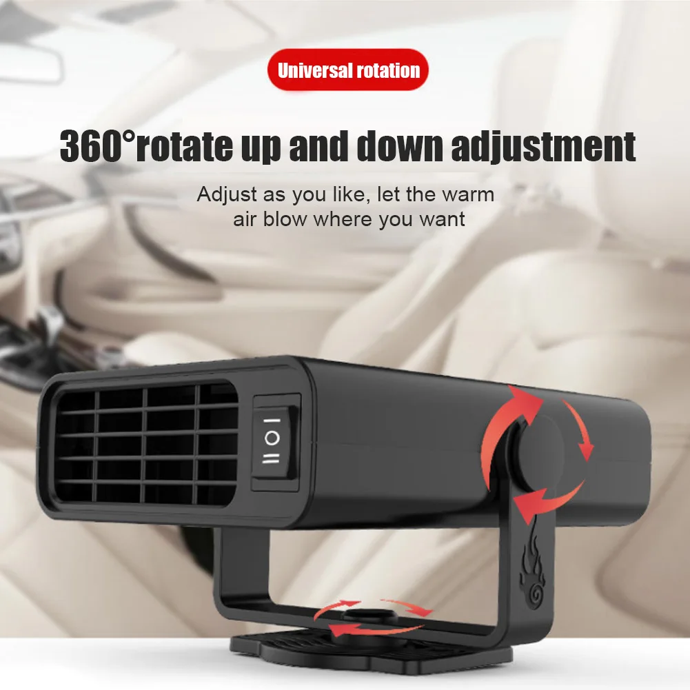 12/24 В 500 Вт портативный автомобильный обогреватель дефростер демистер
