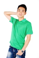 2020 personalized customize men polo shirt short sleeve advertising shirt a56 print popular fashion