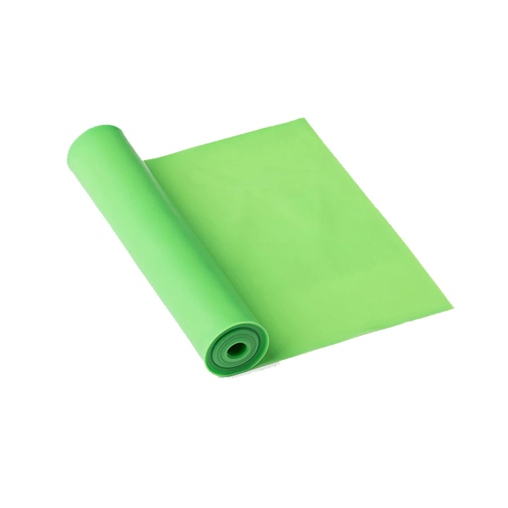 

1.2m Yoga Pilates Stretch Resistance Band Workout Elastic Exercise Training Rubber Arm Back Leg Fitness Band Strap Random Color