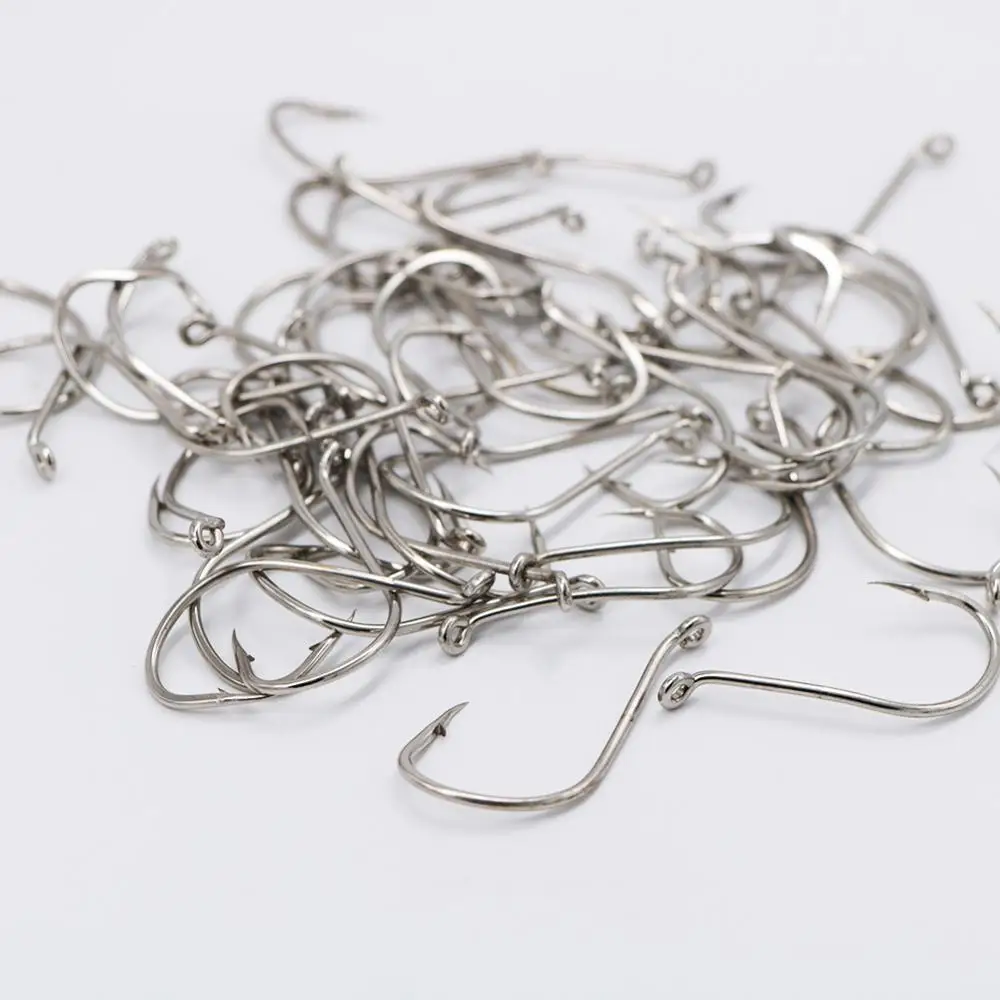 50 шт/1 коробка рыболовный крючок морской пресной воды карп рыболовные крючки Rig Fly