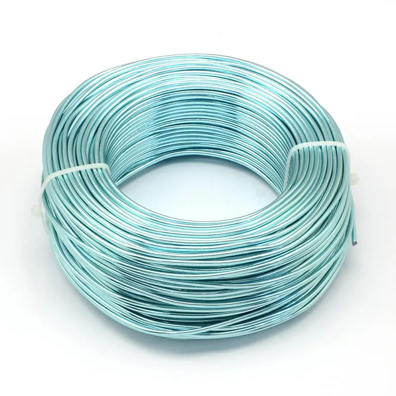 PaleTurquoise 500g 0,6/1,2/1,5/2,0/3,0 мм алюминиевая проволока DIY компоненты ювелирных изделий Аксессуары Поиск делая ожерелья Браслеты Ремесла поставок - Цвет: PaleTurquoise