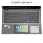 Чехлы для клавиатуры для ASUS Zenbook Flip 15, UX563, UX563F, UX563FD, UX563FL, UX562fa, прозрачный ТПУ, защитный чехол для клавиатуры ноутбука