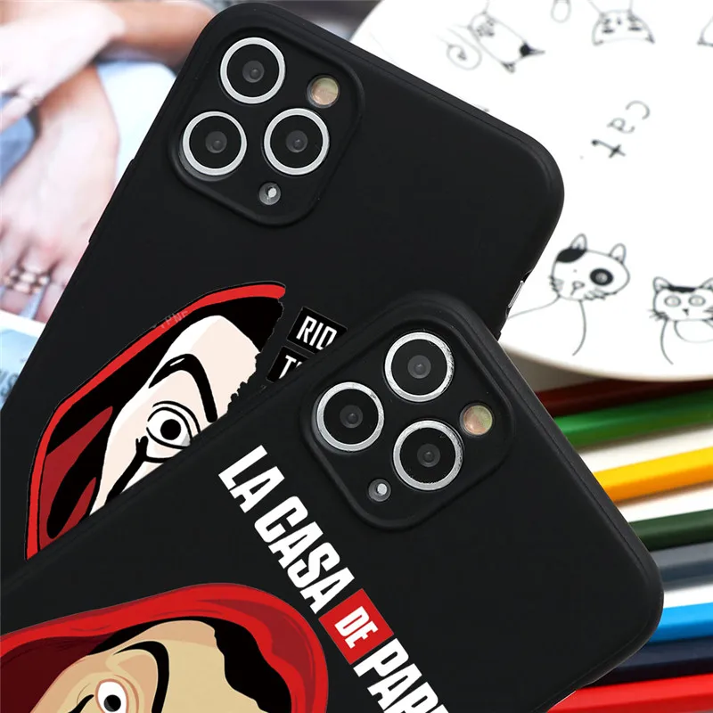 Испания ТВ деньги Heist дом бумага La Casa de papel чехол для iPhone 11 Pro Max XR X XS макс 7/6/6S/8 Plus 5 5s