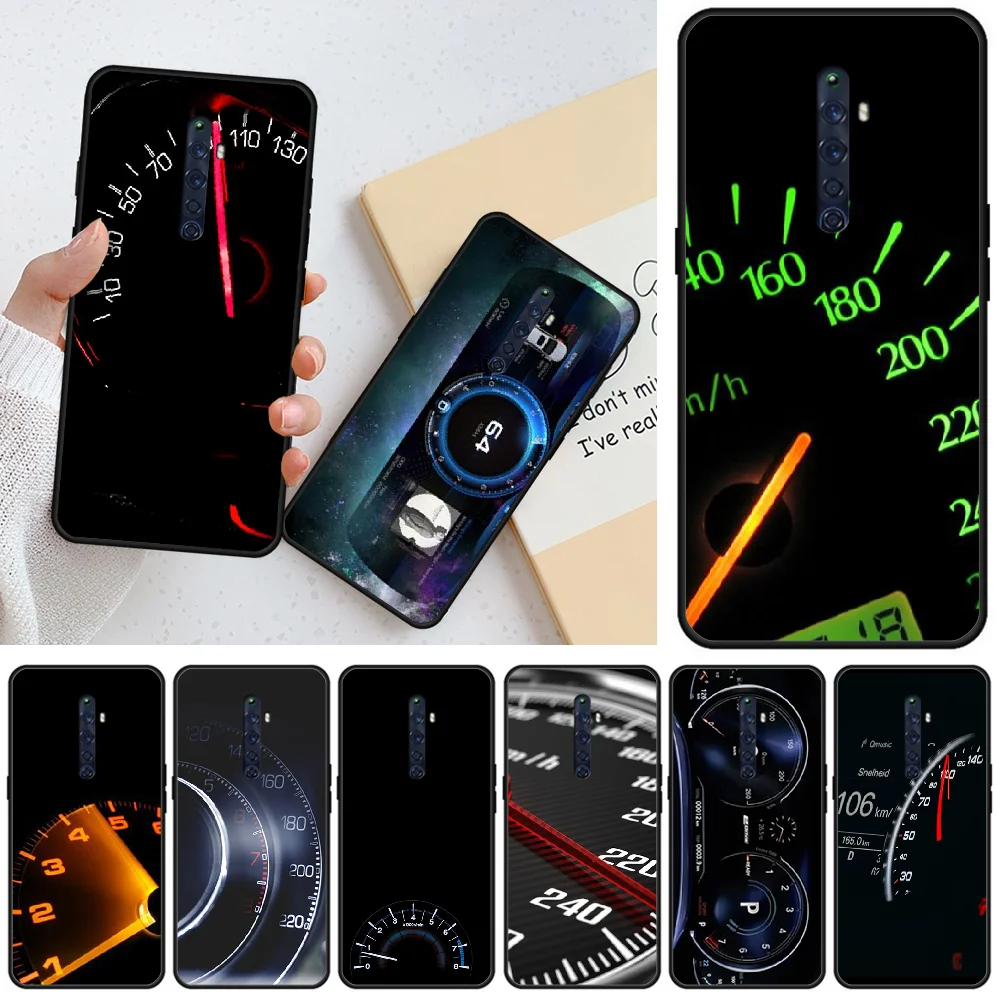 Мягкий силиконовый черный чехол для телефона BaweiTE Cool car спидометр OPPO R9 R9S 9S PLUS 11 plus