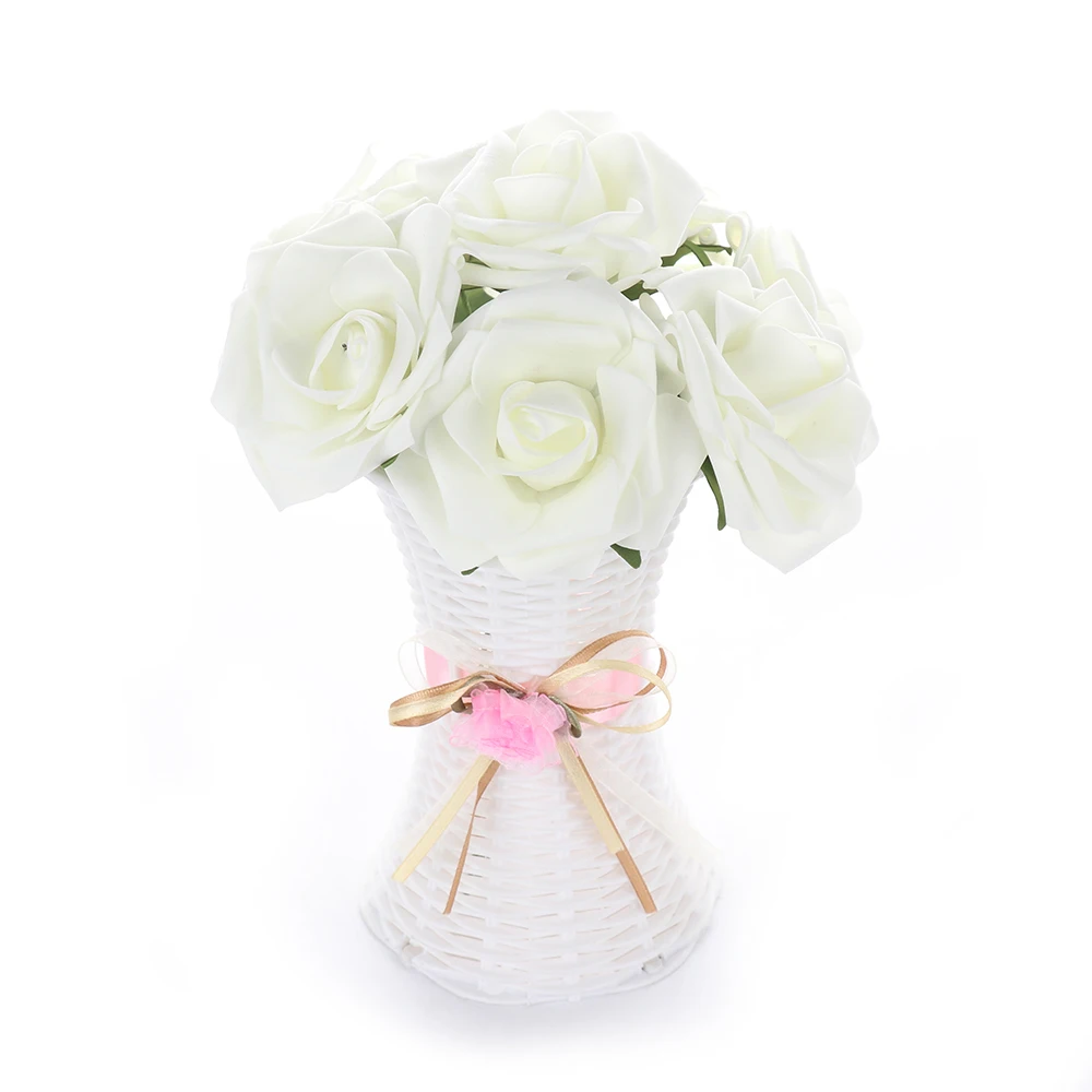 10 головок Шелковый цветочный шар центральный мятный декоративный висячий цветок