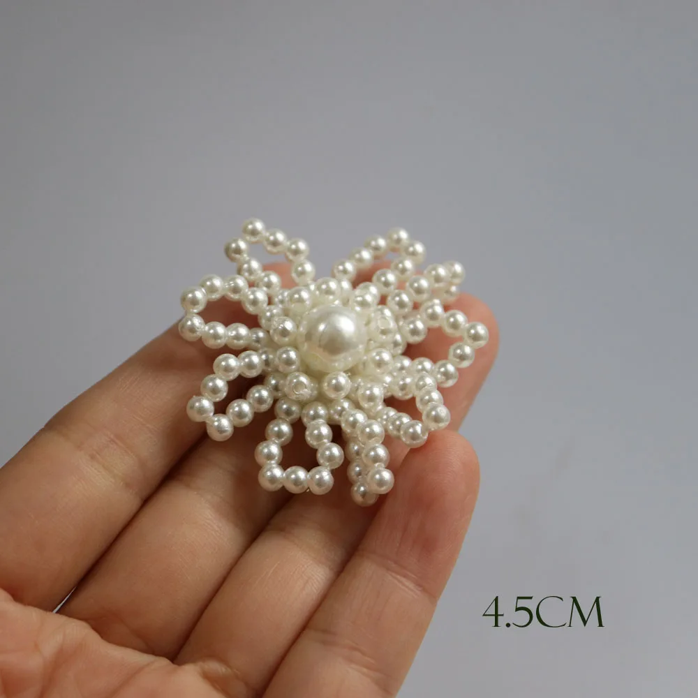 1 шт. круглая кисточка жемчужные бусины нашивки для одежды Пришивные блестки
